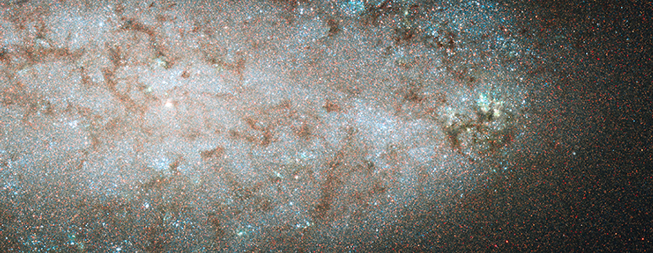 Hubble Catches End of Star-Making Party in Nearby Dwarf Galaxy