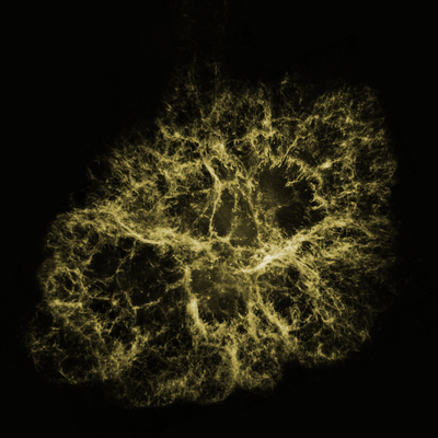 Optical View of Crab Nebula