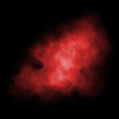 Infrared View of Crab Nebula