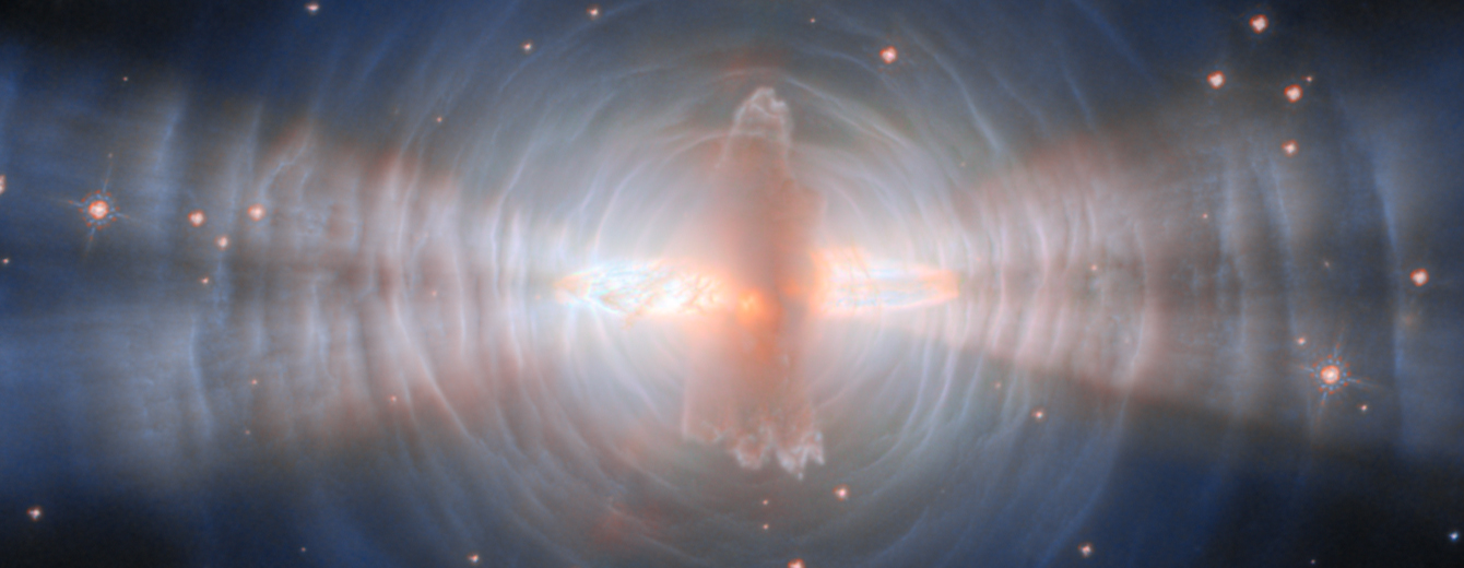 NASA's Hubble Captures Light Show Around Rapidly Dying Star