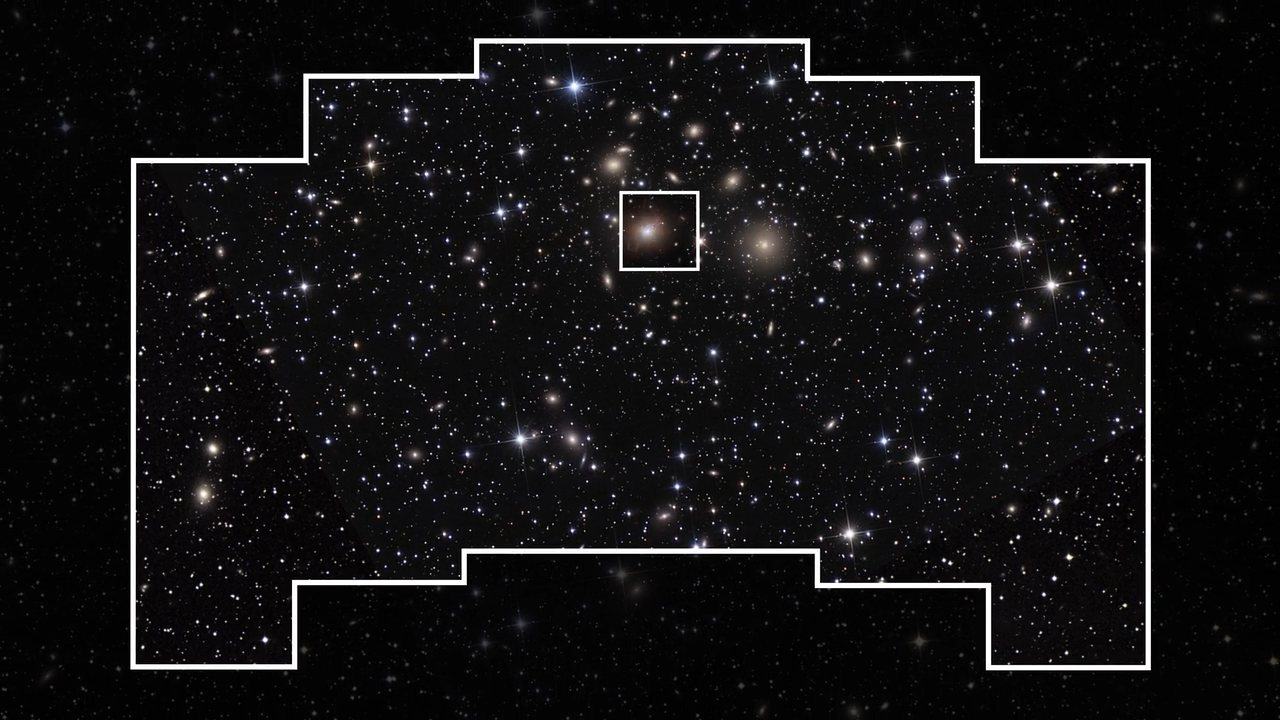 Hubble Field of View Pullout to Roman Field of View - Abell 426