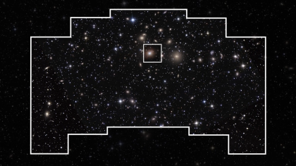 Roman Field of View of galaxy cluster Abell 426