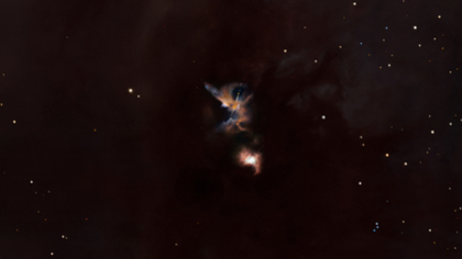 Celestial Lightsabers: The Stellar Jets of HH 24 (3-D Fly, Short Version)