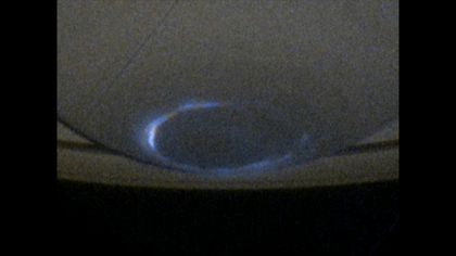 Saturn's Aurora: Changes During Jan 8, 2004