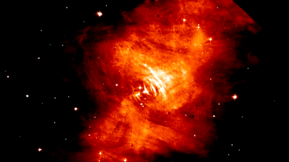 Time-lapse Sequence of the Crab Nebula