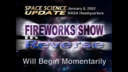 Space Science Update: Stellar 'Fireworks Finale' Came First in the Young Universe (Webcast)