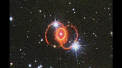 Supernova 1987A: How the Rings are Oriented Towards Earth