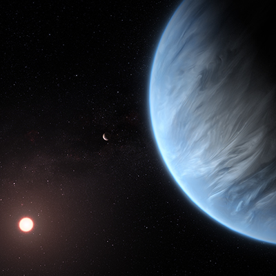 NASA's Hubble Finds Water Vapor on Habitable-Zone Exoplanet for the First Time