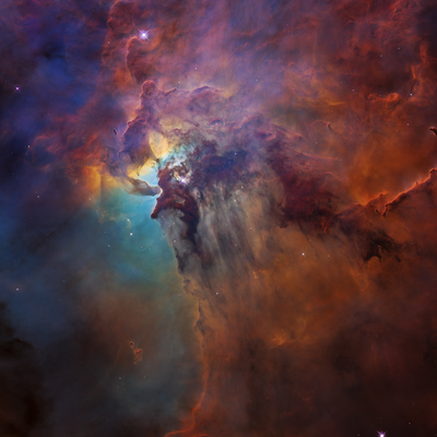 Hubble 28th Anniversary Image Captures Roiling Heart of Vast Stellar Nursery