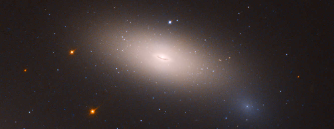 Arrested Development: Hubble Finds Relic Galaxy Close to Home
