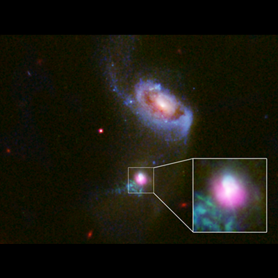 Researchers Catch Supermassive Black Hole Burping — Twice
