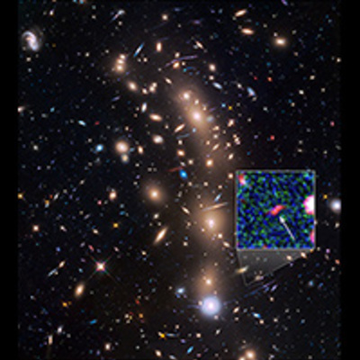 NASA Space Telescopes See Magnified Image of the Faintest Galaxy from the Early Universe