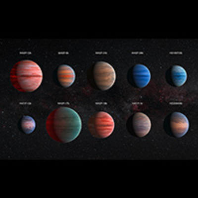 NASA Space Telescopes Solve Missing Water Mystery in Comprehensive Survey of Exoplanets