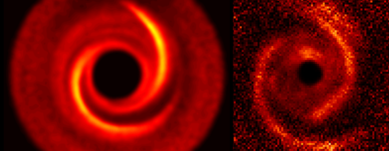 Spirals in Dust Around Young Stars May Betray Presence of Massive Planets