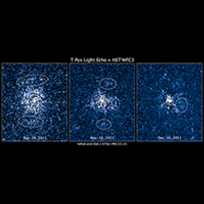 Hubble Maps 3-D Structure of Ejected Material Around  Erupting Star