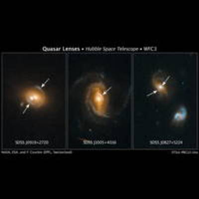 Astronomers Using NASA's Hubble Discover Quasars Acting as Gravitational Lenses