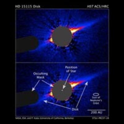 Astronomers Find Highly Elliptical Disk Around Young Star