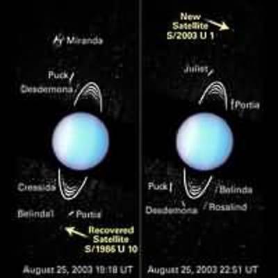Hubble Uncovers Smallest Moons Yet Seen Around Uranus