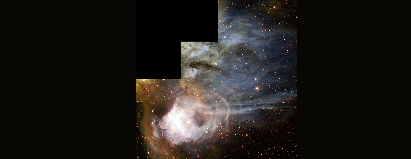 Gaseous Streamers Flutter in Stellar Breeze