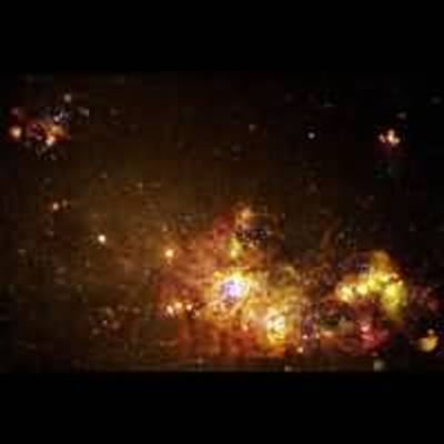 Fireworks of Star Formation Light up a Galaxy