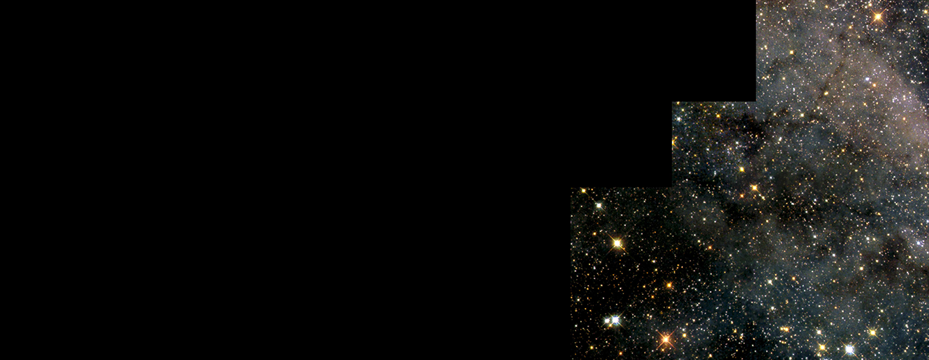 Hubble Telescope Reveals Swarm of Glittering Stars in Nearby Galaxy