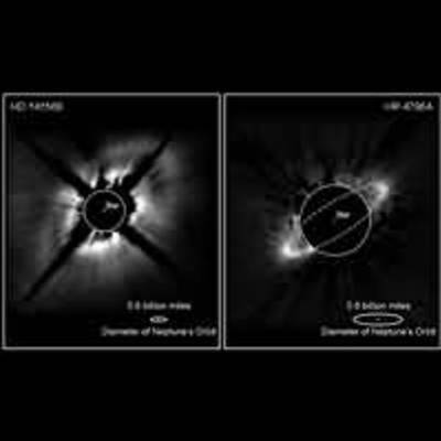 Hubble Views of Dust Disks and Rings Surrounding Young Stars Yield Clues 