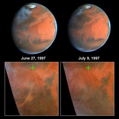 Hubble Sees Rapid Weather Changes On Mars, New Dust Activity