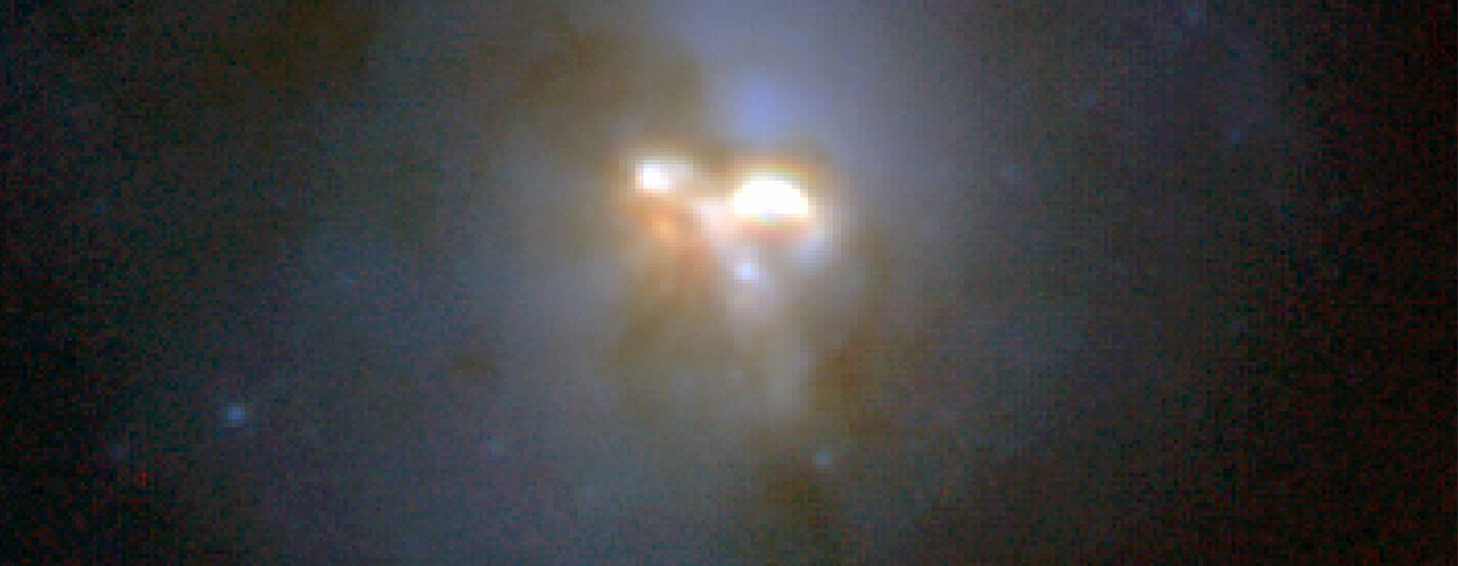 A Collision In The Heart Of A Galaxy