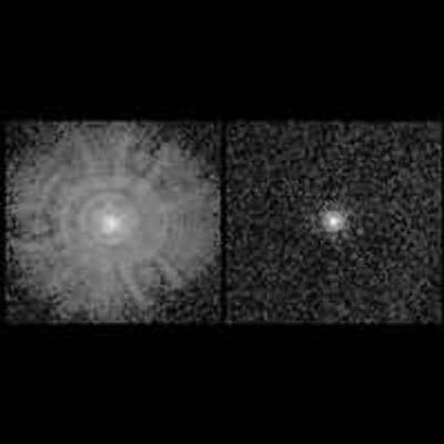 Comparative View of a Star Before and After the Installation of the Corrective Optics Space Telescope Axial Replacement (COSTAR)