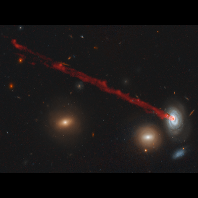 H-alpha Tail of D100