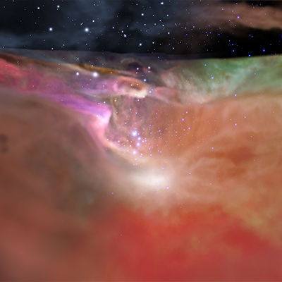Visible and Infrared Visualization of the Orion Nebula
