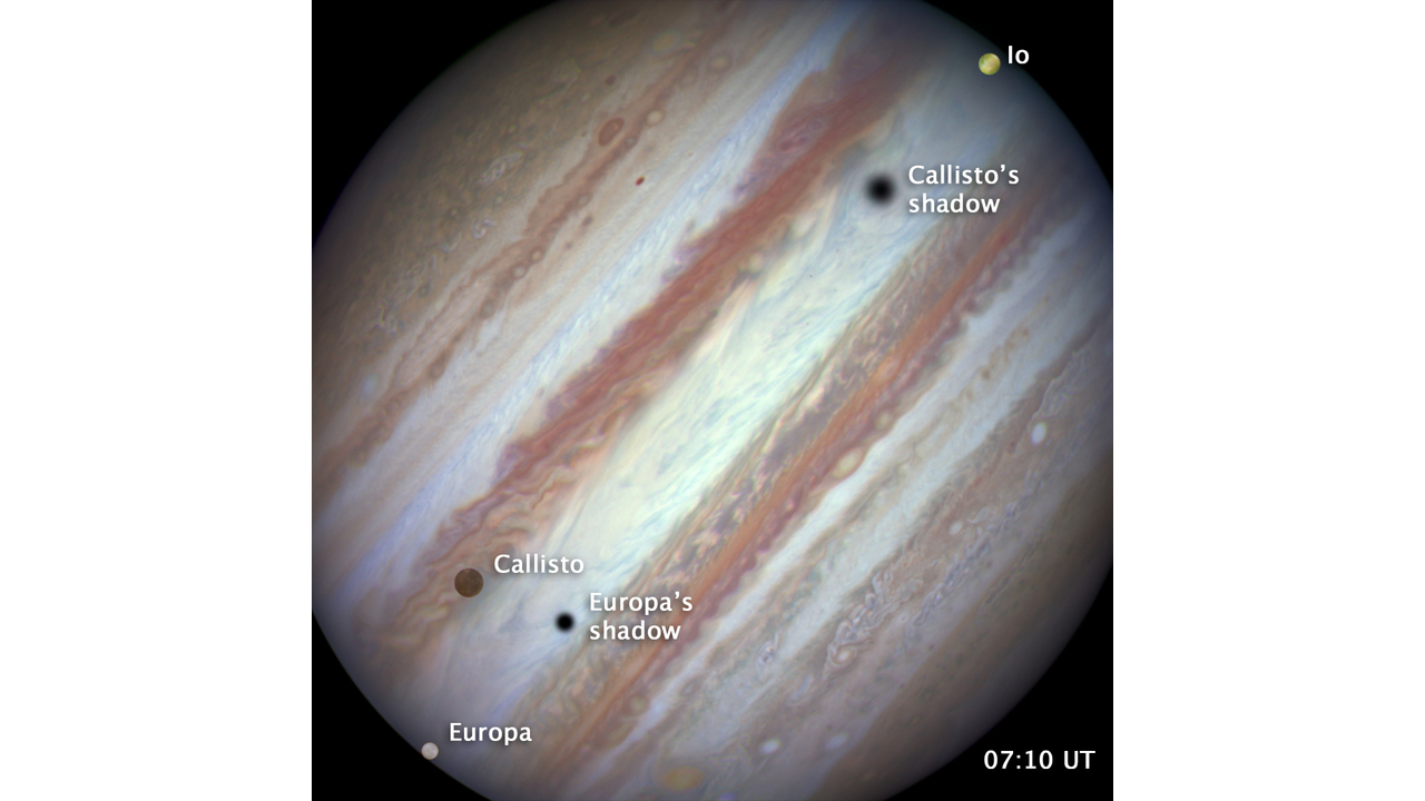  Jupiter Moon Transit, January 24, 2015 (07:10 UT) – Annotated