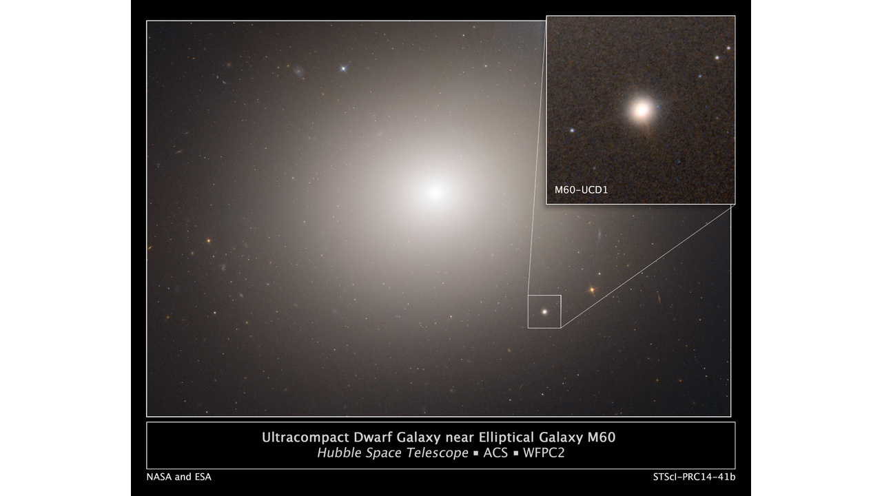  Dwarf Galaxy Near M60