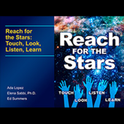 Cover Art for the 'Reach for the Stars: Touch, Look, Listen, Learn' iBooks Textbook