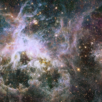 Hubble Probes Interior of Tarantula Nebula
