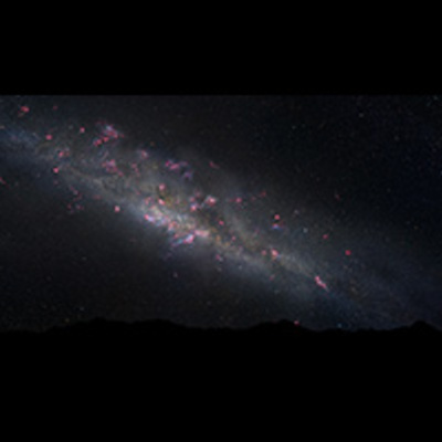 Artist's Illustration of the Early Milky Way