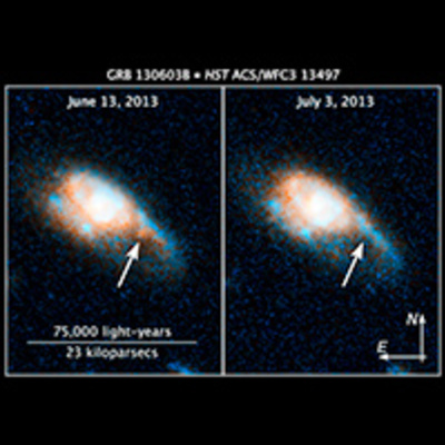 Compass and Scale Image for GRB 130603B