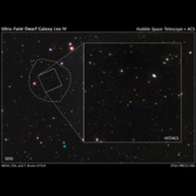 Location of Ultra-Faint Dwarf Galaxy Leo IV