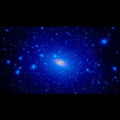 Simulated Dark Matter in Milky Way Halo
