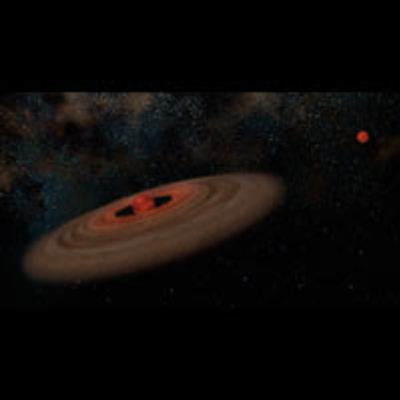 Binary System 2M J044144 (Artist's Concept)