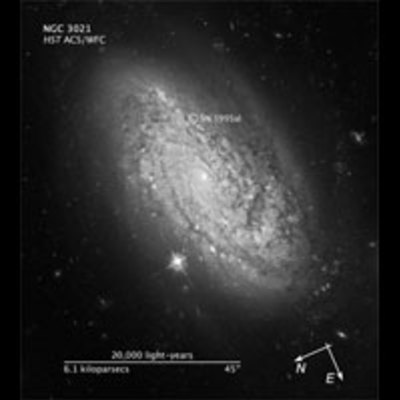 Compass and Scale File for NGC 3021