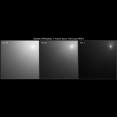Comet 17P/Holmes Hubble Image Series