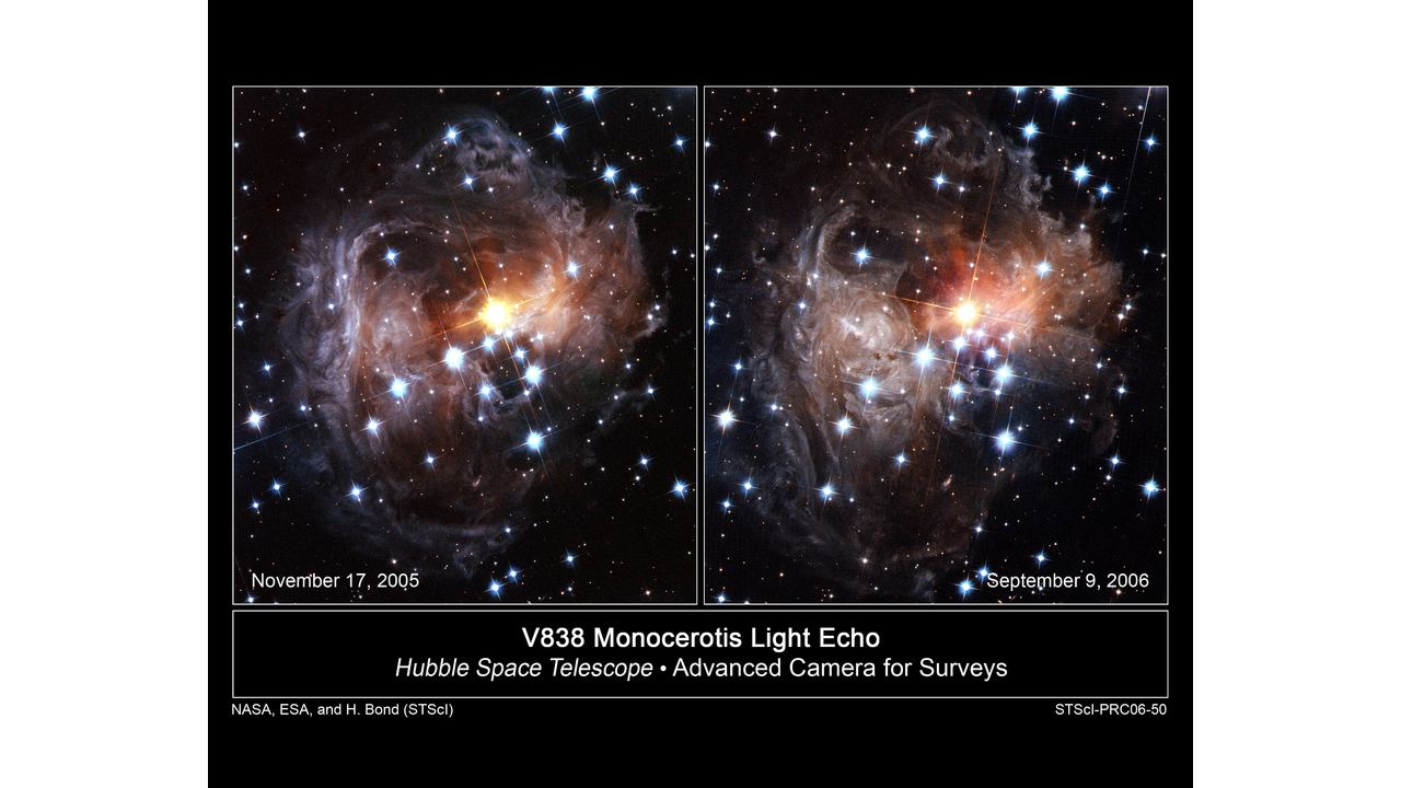  Hubble's Latest Views of Light Echo from Star V838 Monocerotis