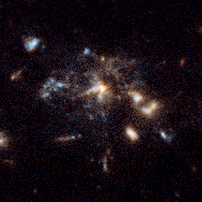 Spiderweb Galaxy Detail