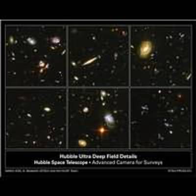 A Sampling of Galaxies From the Hubble Ultra Deep Field Image
