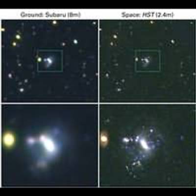 Comparison of Imaging from the Ground and Space