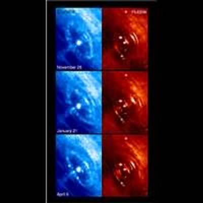 6 Panel of Chandra and Hubble, Close Up