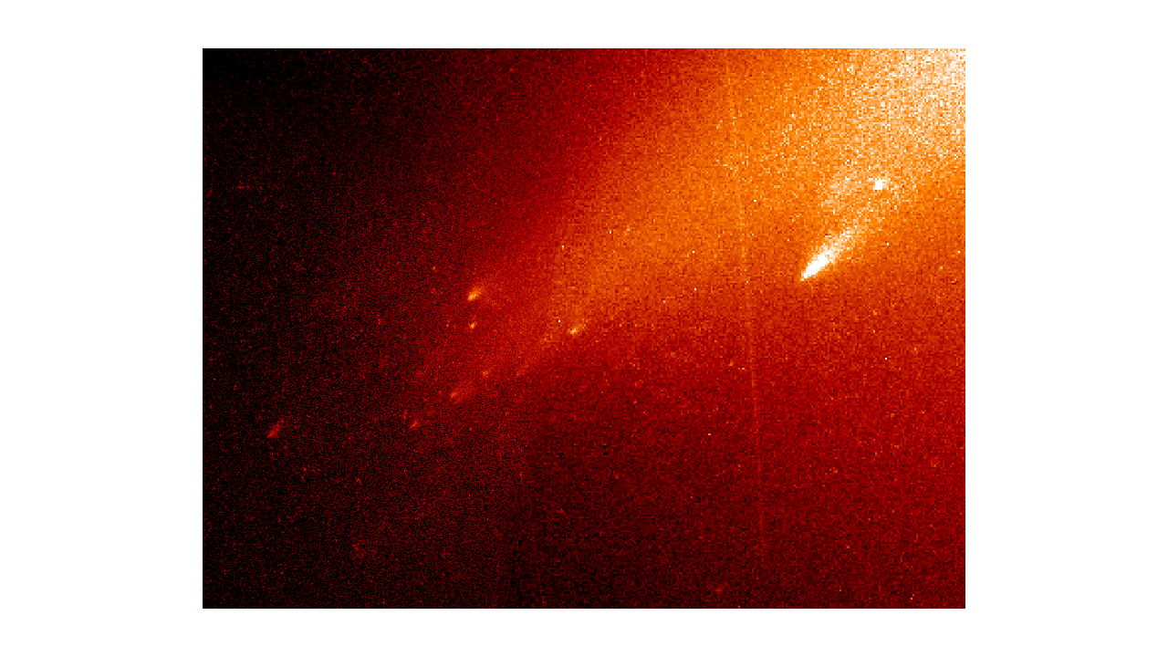  Comet LINEAR Shatters Into Shower of Mini-Comets