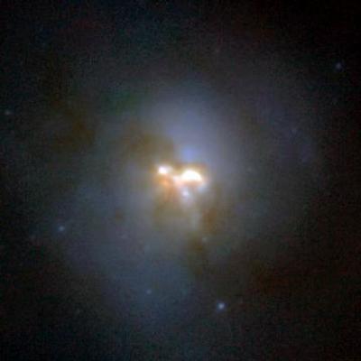 A Collision in the Heart of Galaxy Arp 220