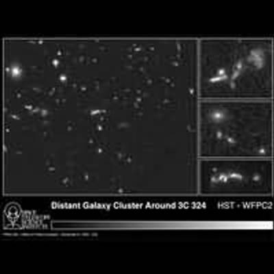 A Distant Cluster of Galaxies